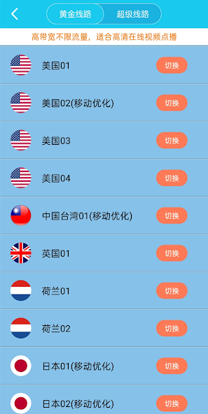 旋风加速器 免费版android下载效果预览图